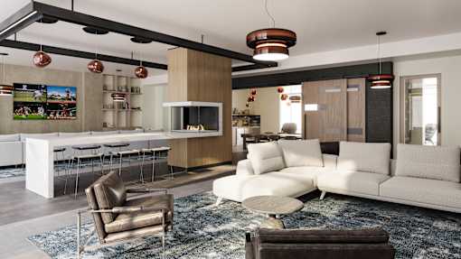 Resident Lounge at Trestle, California