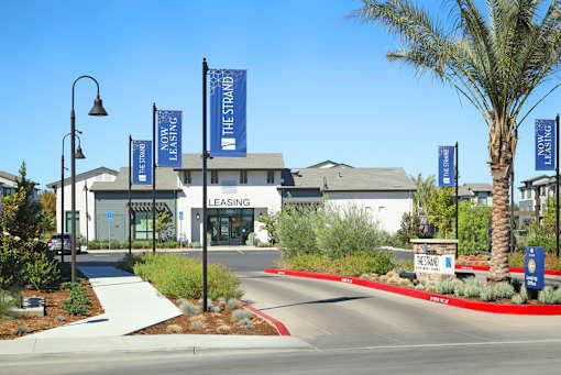 Exterior of The Strand Leasing Office