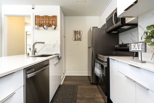 Apartments For Rent In East Village, CA - Vera Cortez Hill - Fully-Equipped Kitchen With Stainless Steel Appliances at Vera Cortez Hill, San Diego, CA