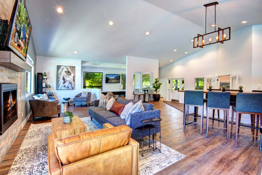 Gorgeous Clubhouse at Woodlake Apartments, Kirkland
