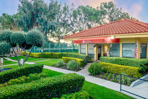Woodbend building entrance at Woodbend, California, 91701