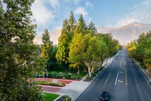 Woodbend entrance at Woodbend, Alta Loma, CA