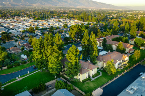 view at Woodbend, Alta Loma, California