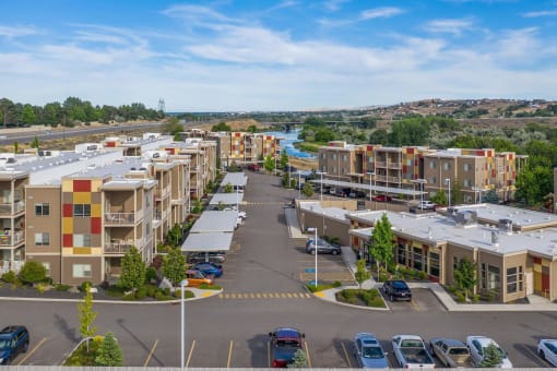 Aerial View at Mosaic on the River Apartments, Washington, 99352