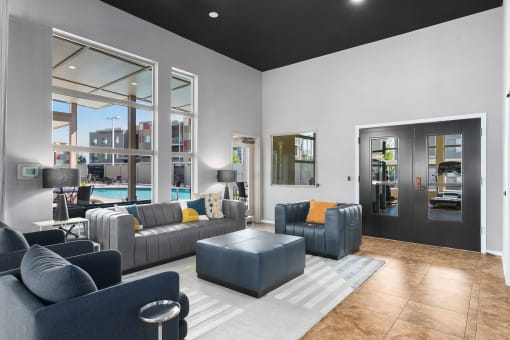 Community Room at Mosaic on the River Apartments, Richland, WA