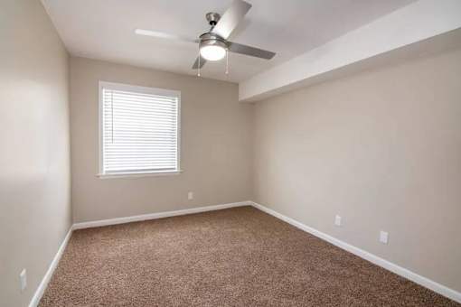 Carpeted Bedroom at Cleo Apartments, Alabama, 35611