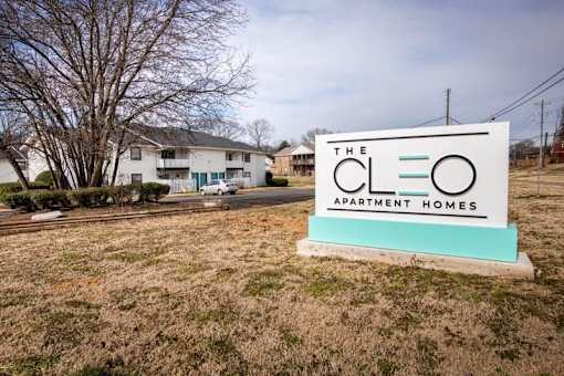 Welcoming Signage at Cleo Apartments, Alabama