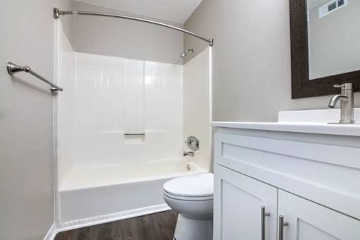 Bathroom With Bathtub at Cleo Apartments, Athens, Alabama