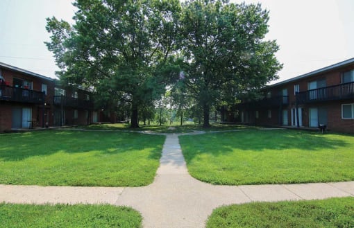 Courtyard Path at Waldo Heights, Missouri