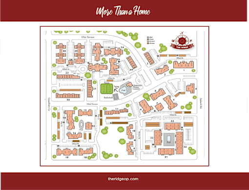 The Ridge Apartments Property Map