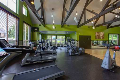 Cardio Machines at Commons at Verandas in Tanasbourne Apartments, Hillsboro, OR