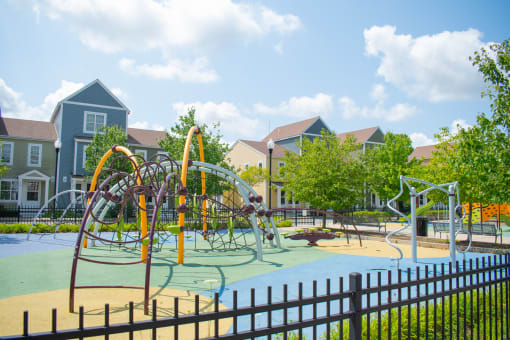 our apartments showcase an outdoor playground