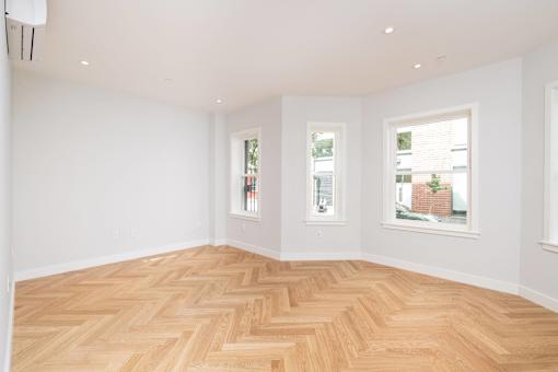 renovated apartment living room