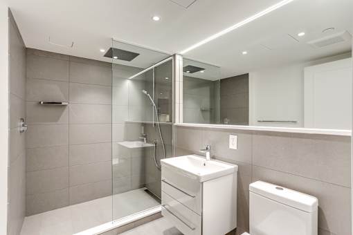 The Stanton luxury bathroom with spa inspired shower features