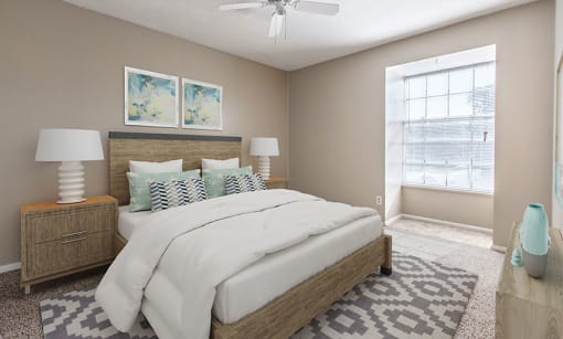 bedroom with furniture