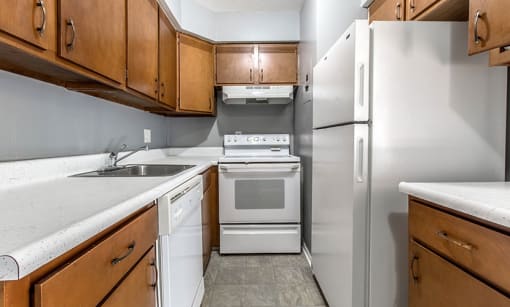 Kitchen with appliances