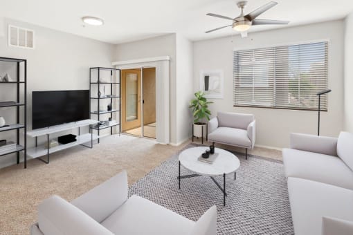 Equestrian Apartment Homes Model Living Room