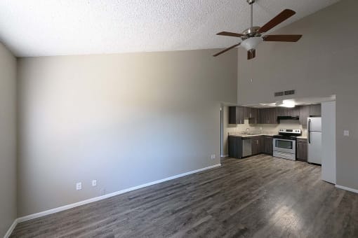 a living room with smoke coming out of the walls