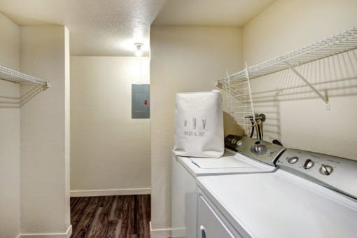 12 Central Square Laundry Room with Washer and Dryer