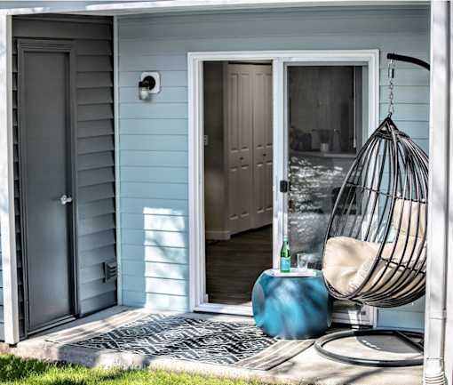 The Lakehouse Apartments Patio and Patio Furniture
