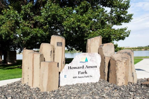 Howard Amon Park Monument Sign