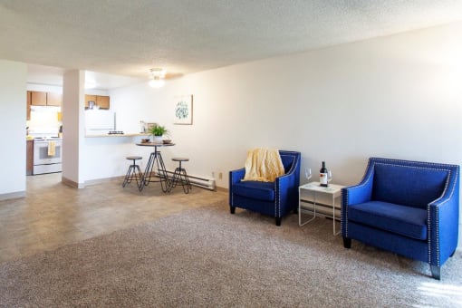 Arborpointe Apartments Model Living Room