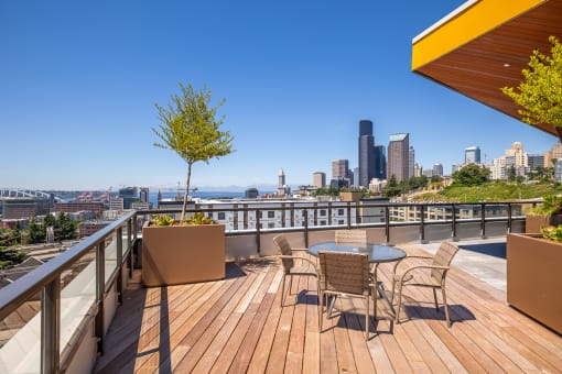 BEAM Apartments Outdoor Seating Area