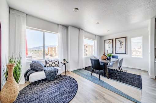 BLVD 120 Townhomes in Pleasant Grove, Utah Model Dining Room