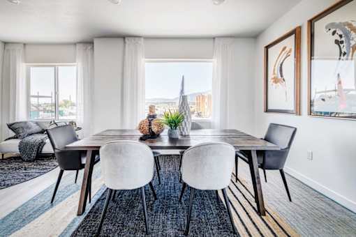 BLVD 120 Townhomes in Pleasant Grove, Utah Model Dining Room