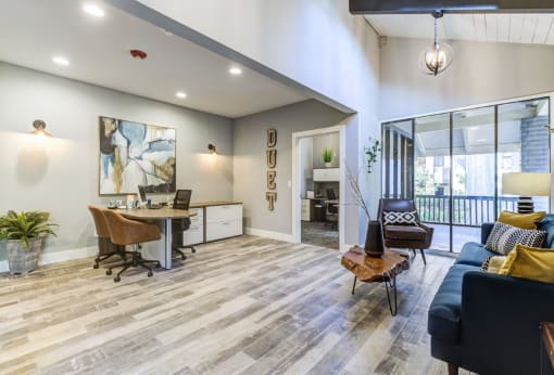 Duet Apartments in Lynnwood, Washington Clubhouse Lounge