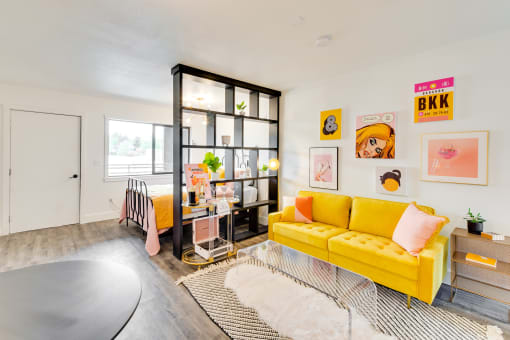 The Empire Apartments Model Living Room