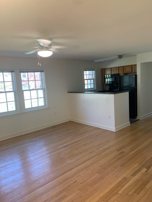 Fisher House Apartments in Arlington, Virginia Living Room and Kitchen