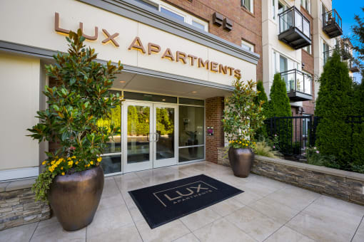 Lux Apartments Main Enterance