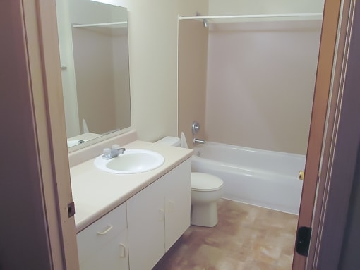 Kent Manor Apartments Bathroom Sink and Shower