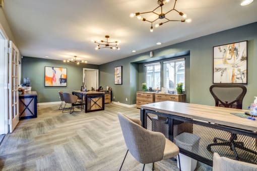 The Alexandar Apartments Interior of Leasing Office