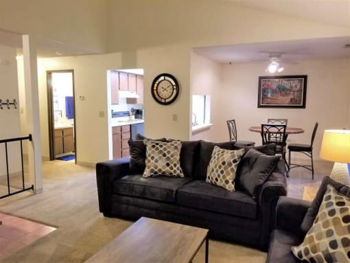 Northpoint Apartments Model Living and Dining Room