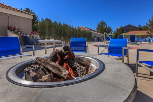 Sagecliff Apartments Outdoor Fire Pit