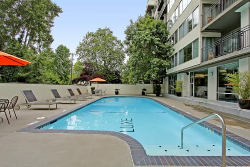 Luxe at Meridian Apartments Pool