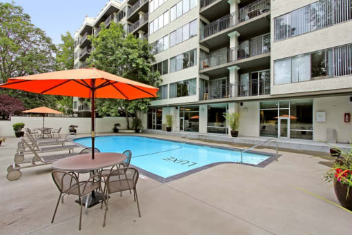 Luxe at Meridian Apartments Pool