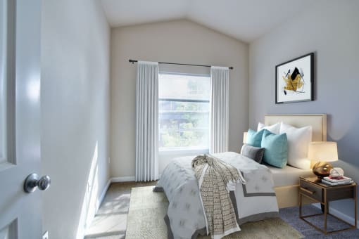 Springwater Crossing Apartments staged bedroom