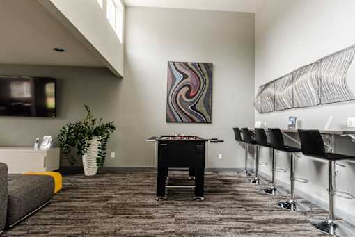 The Lucent Apartments in Tacoma, Washington Clubhouse Lounge