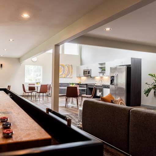 The Lucent Apartments in Tacoma, Washington Clubhouse Lounge