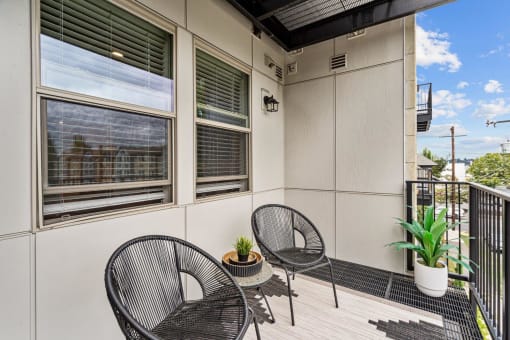The Vaughn Apartments in Portland, Oregon Private Patio