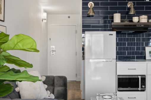 The Franklin Entrance and Model Kitchen