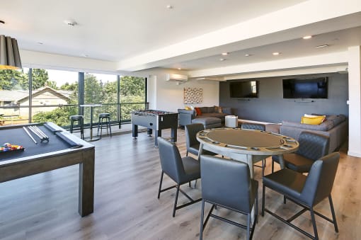Geo Apartments Clubhouse Seating Area