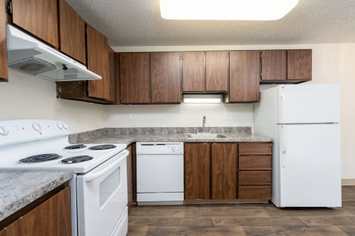 Towers Apartments Kitchen and Dining Room