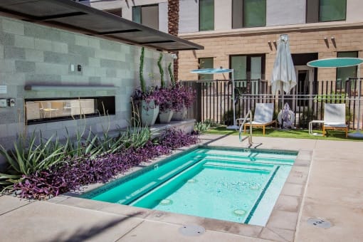 Trovita Rio Apartments in Tempe, Arizona Hot Tub