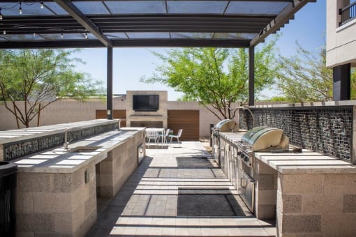 Trovita Rio Apartments in Tempe, Arizona BBQ Area
