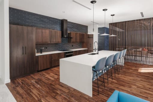 Trovita Rio Apartments in Tempe, Arizona Clubhouse Kitchen