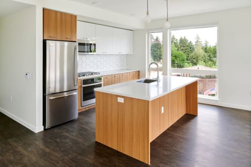 Multnomah Station Apartments kitchen